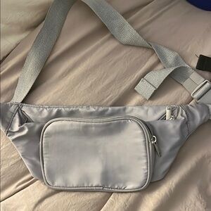 Gray Crossbody Bag